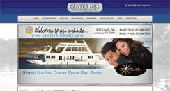 Desktop Screenshot of centerhillboats.com